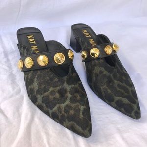 Kat Maconie Leopard Pony Mules